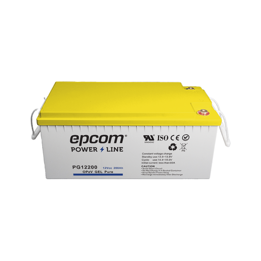Batería de GEL PURO / 12 V @ 200 Ah / Ciclo profundo / Para uso en sistemas de energía ininterrumpida