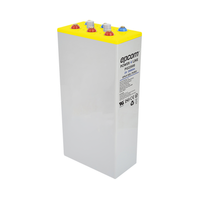 Batería 2 V @ 2,000 Ah / GEL PURO OPZV / Ciclo profundo / Para uso en sistemas de energía ininterrumpida