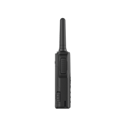 450-470 MHz, 2 W, 6 canales en BRS, 16 canales en modo profesional, Incluye antena, batería, cargador y clip