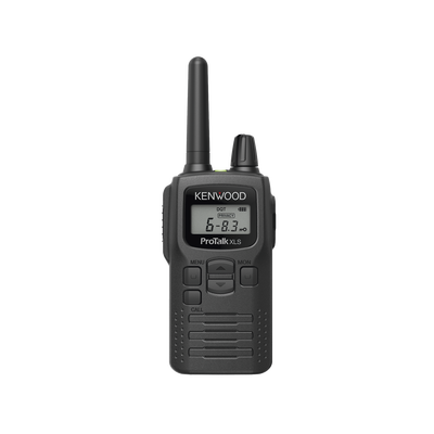450-470 MHz, 2 W, 6 canales en BRS, 16 canales en modo profesional, Incluye antena, batería, cargador y clip