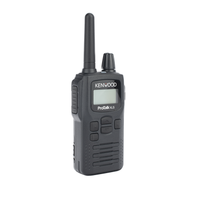 450-470 MHz, 2 W, 6 canales en BRS, 16 canales en modo profesional, Incluye antena, batería, cargador y clip