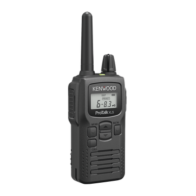 450-470 MHz, 2 W, 6 canales en BRS, 16 canales en modo profesional, Incluye antena, batería, cargador y clip