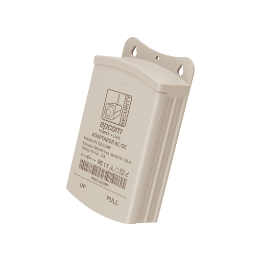 Fuente de Poder para Exterior / 12 VCD / 2 Amp / 1 Salida / Voltaje de Entrada de 100 - 240 VCA