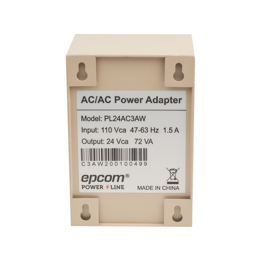 Fuente para Exterior 24 VCA / 3 Amp / 1 Salida / Led Indicativo / Múltiples Usos