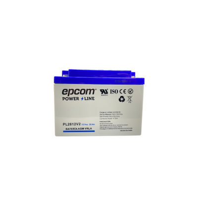 Batería de Respaldo para equipo electrónico / UL / 12V @ 26 Ah / Tecnología AGM-VRLA / Uso en: Alarmas de intrusión / In