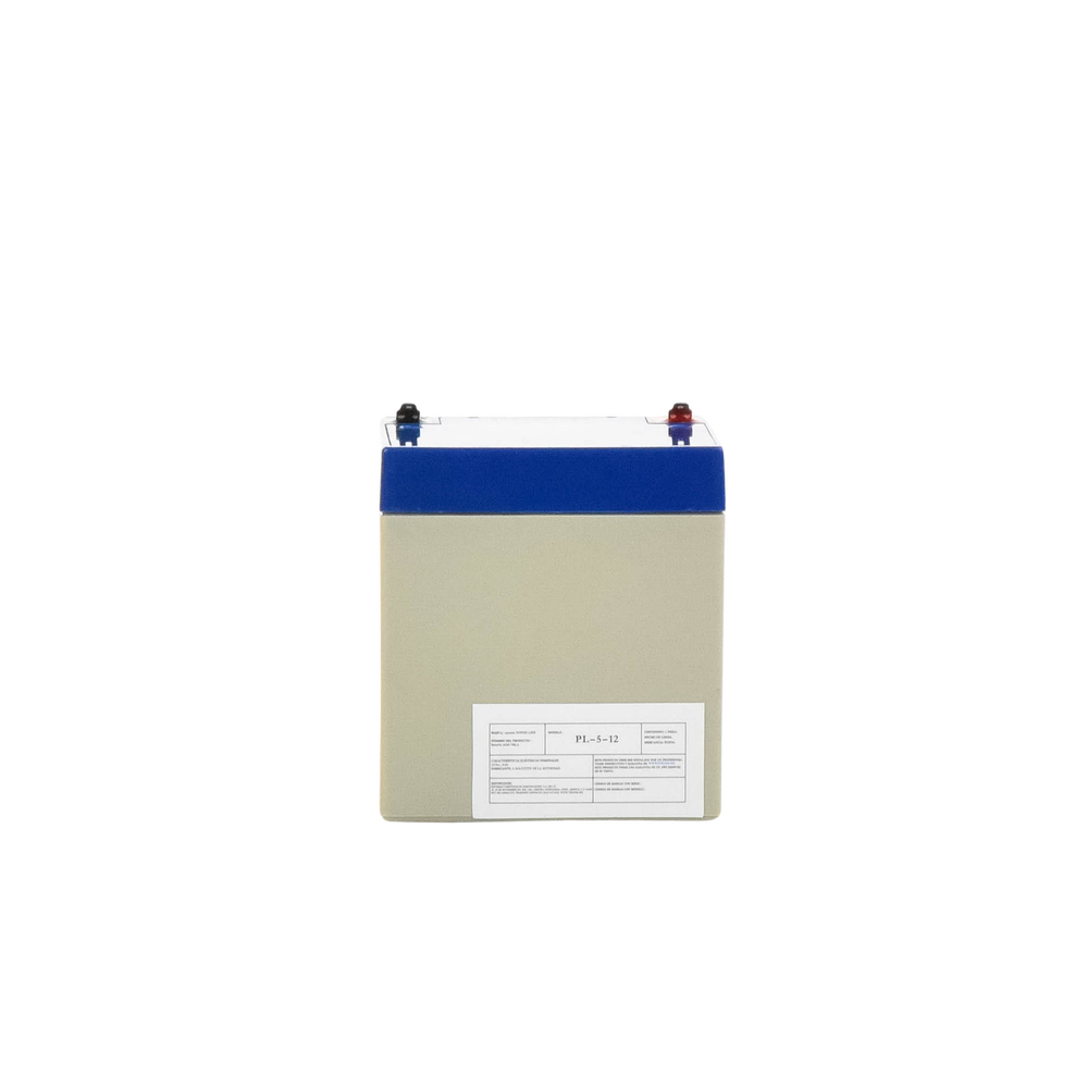 Backup Battery for electronic equipment / UL / 12V @ 5 Ah / AGM-VRLA Technology / Use in: Intrusion Alarms / Fire / Access Control / CCTV / F1 Type Terminals.