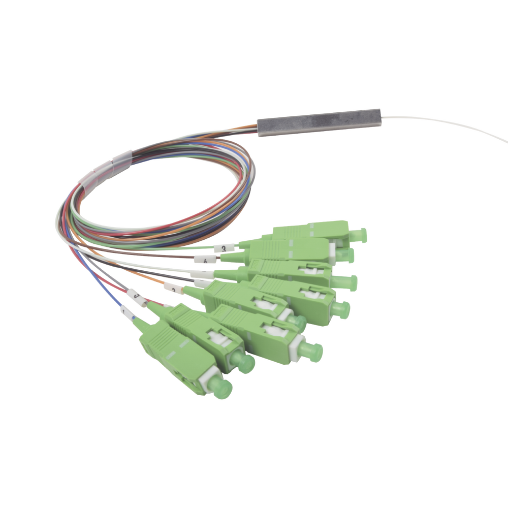 PLC type splitter, 1x8, SC/APC output connectors