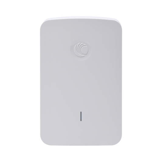 Access Point WiFi cnPilot e430H Indoor Wall Plate, doble banda, Wave 2, antena beamforming, 4 puertos de salida (1x PoE Gigabit y 3x Ethernet Gigabit)