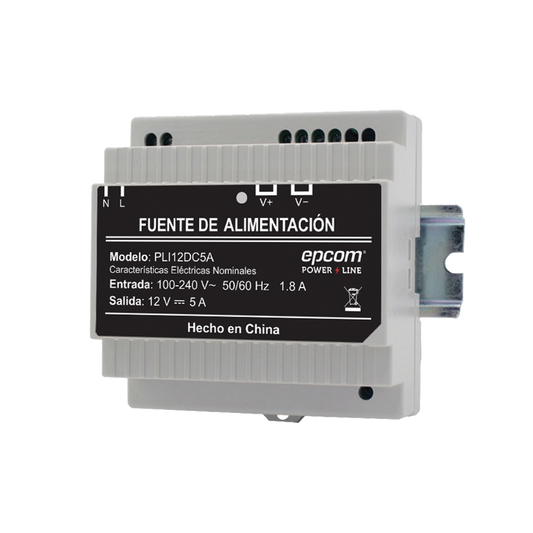 Fuente Industrial Epcom Power Line 12 Vcd 5Amperes