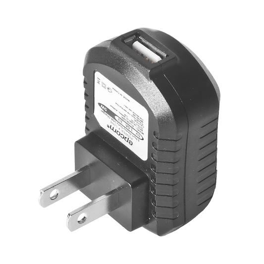 Cargador USB profesional de 1 Puerto, de 5 Vcc, 1 Amper Para Smartphones y Tablets; Voltaje de entrada de 100-240 Vca