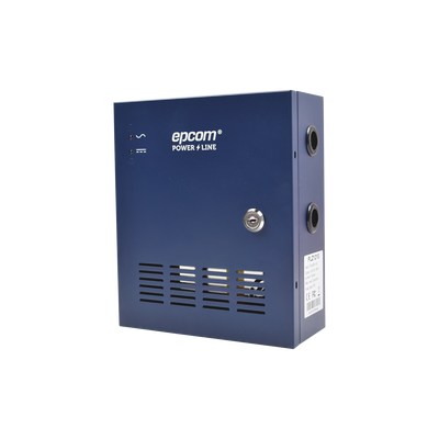 Fuente de poder Industrial Heavy Duty de 11-15 Vcd @ 10 Amper, para 9 cámaras;