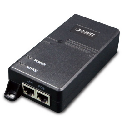 Inyector Ultra POE de un solo puerto de 10/100/1000 Mbps (60 W), con alimentación interna, compatible con PoE 802.3at