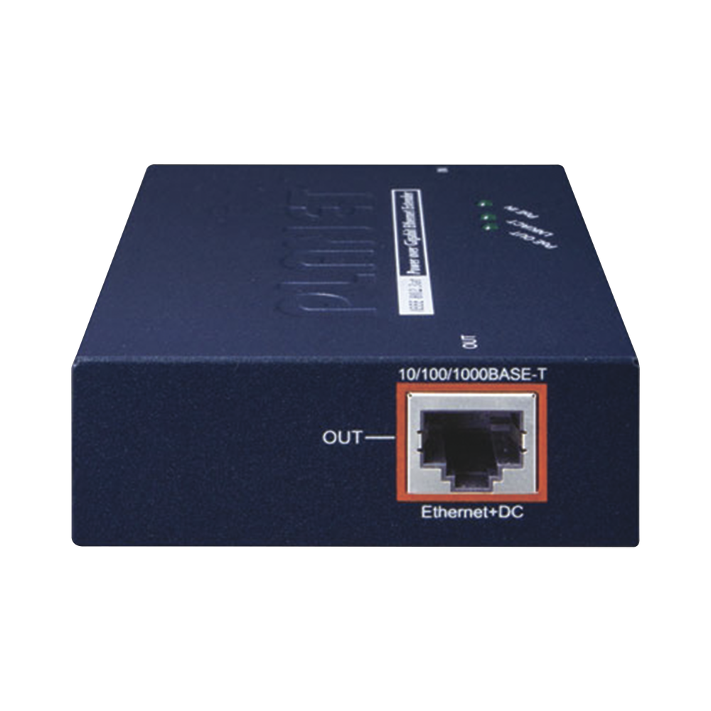 Extensor 100m PoE 802.3af/at de 1 puerto 10/100/1000 Mbps