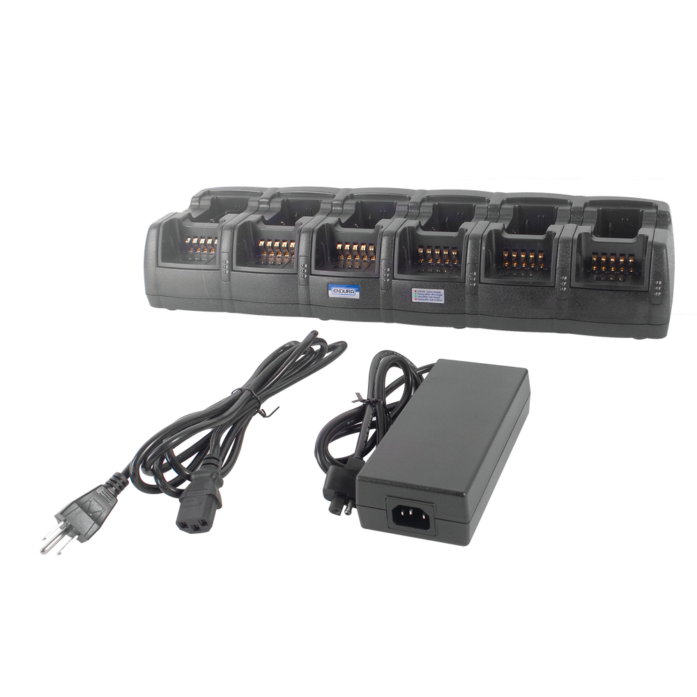 Multicargador de 12 cavidades para baterías KNB24LS/ 25A/ 26N/ 35L/ 40L/ 40LCV/ 55L/ 56N/ 57L para radios Kenwood TK2140/3140/2160/3160/2360/3360/2170/3170, NX220/320/420