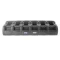 Multicargador de 12 cavidades para baterías KNB24LS/ 25A/ 26N/ 35L/ 40L/ 40LCV/ 55L/ 56N/ 57L para radios Kenwood TK2140/3140/2160/3160/2360/3360/2170/3170, NX220/320/420