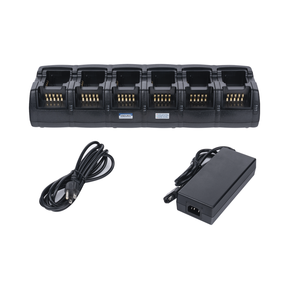 Endura 12-cavity fast multicharger for PMNN4071R battery, for Motorola MAG-ONE/ BPR040 radio