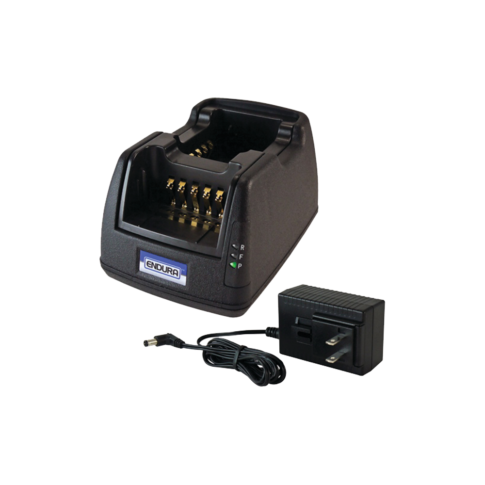 Multicargador rápido Endura de 2 cavidades para bateria NTN4497, para radio Motorola EP450/DEP450/PR400