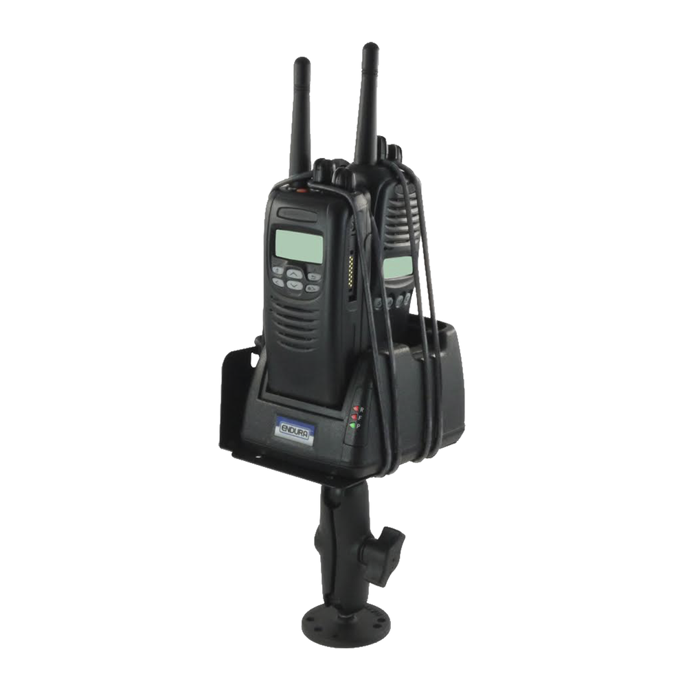 Multi-charger for 2 Motorola XTS1500/2500/3000 radios, ASTRO SABER HT1000 batteries NTN9858, NTN8299, NTN4595, NTN7144