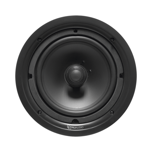 Phantom Series Altavoz de techo de 2 vias, woofer de polietileno inyectado de 6.5in, Tweeter giratorio de 1in, 5-90 watts 8 Ohms