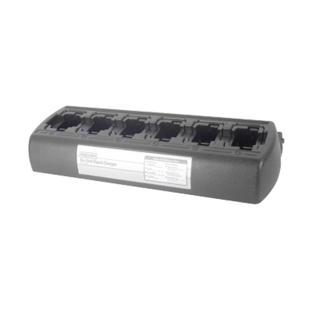 Multicargador  rápido de escritorio de 6 radios para baterías KNB45L, KNB63L/65L
