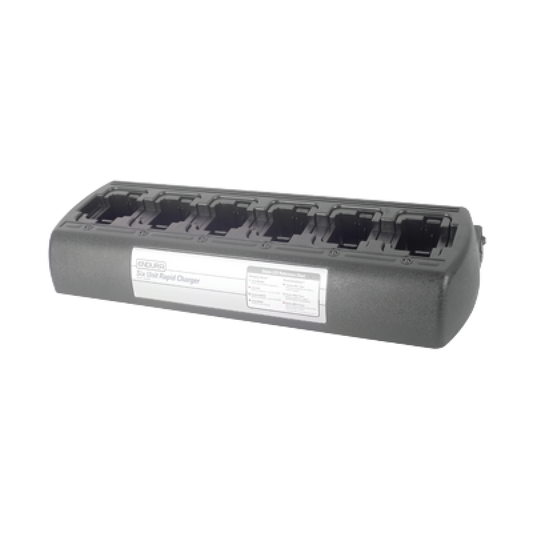 Multicargador  rápido de escritorio de 6 radios para baterías KNB45L, KNB63L/65L