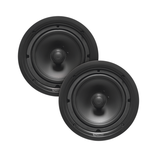 PAR de Altavoces de techo Phantom de 2 vias, woofer de polietileno inyectado de 6.5in, Tweeter giratorio de 1in, 5-90 watts 8 Ohms