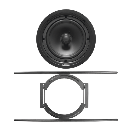 KIT de Bocina de Techo TruAudio de 6in PP6 con Soporte de Acero Rígido para Techos Suspendidos