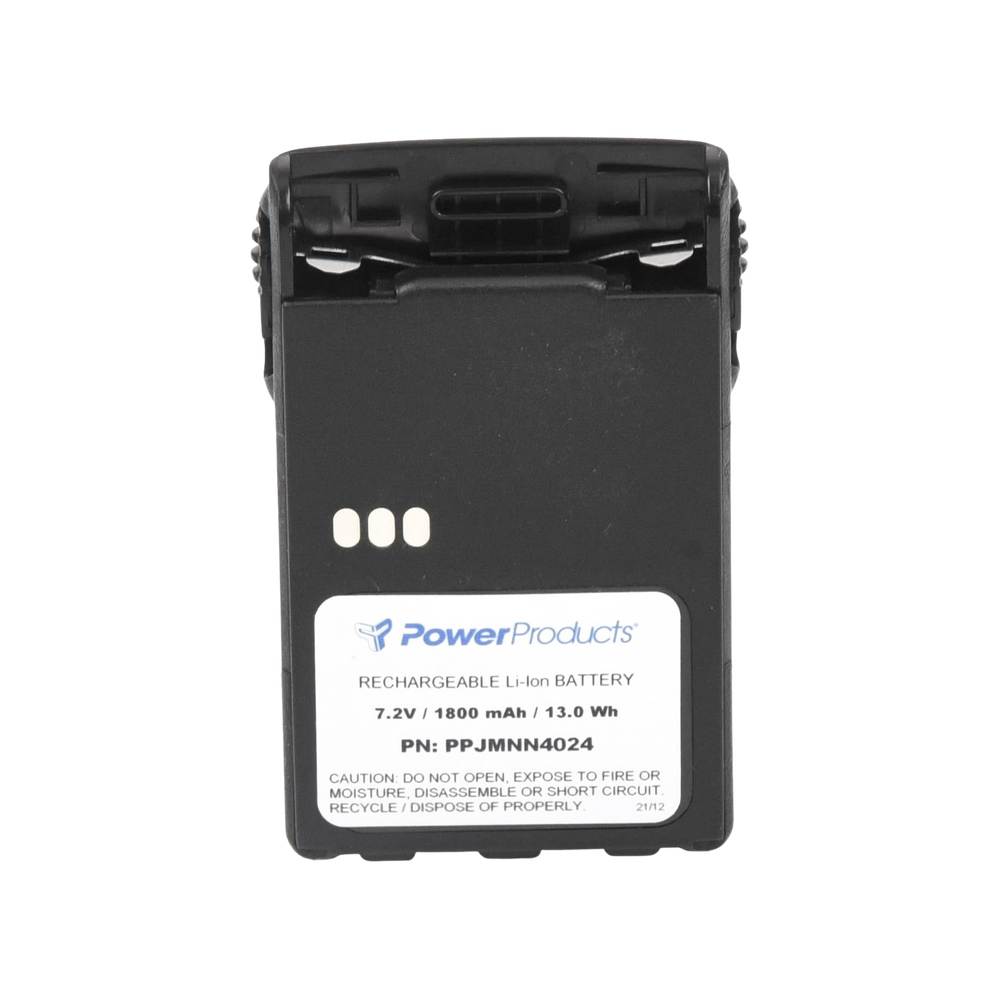 Li-Ion battery, 1800 mAh. For Motorola PRO 5150 ELITE/ PRO7150 ELITE/ EX500/ 600 radios.