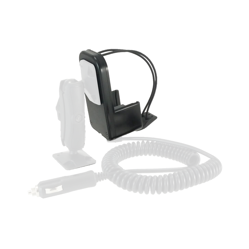Cargador vehicular Logic para radios SERIE NX5000/NX410/TK2180/3180 para baterías KNB31A/32N/33L/43L/47L/48L/50NC/KNBL1M/KNBL2M/KNBL3M