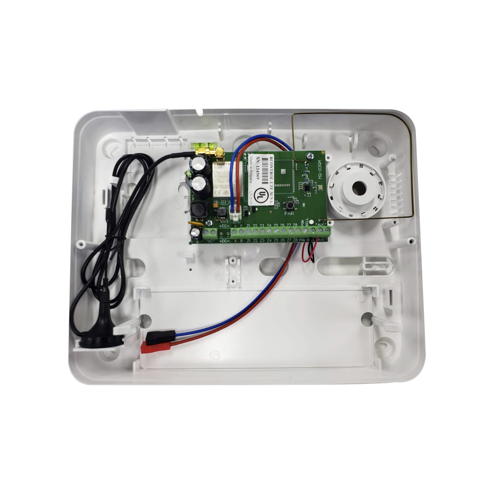 Hybrid 4G LTE Cloud Alarm Panel / 8 Wired Zones, 32 Wireless / INCLUDES 2 YEARS OF UNLIMITED 3G/4GLTE / 100% WEB-BASED Programming / HIGH SECURITY