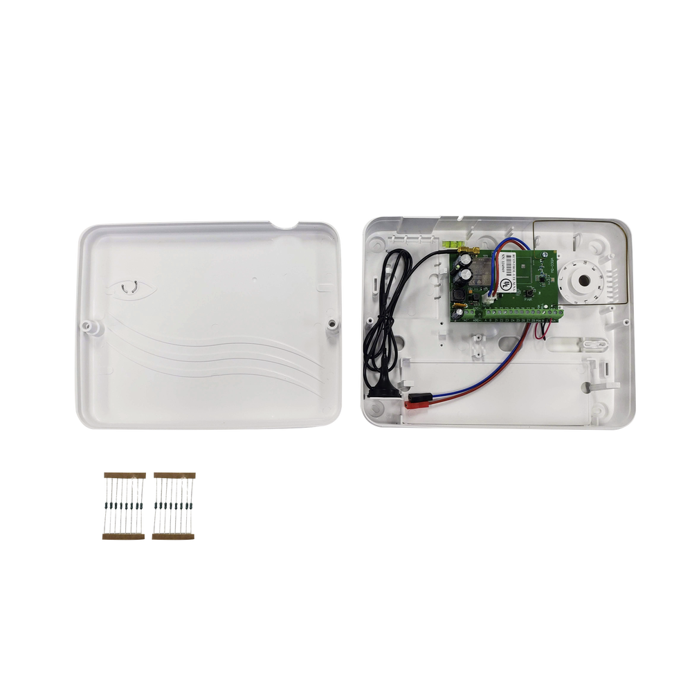 Hybrid 4G LTE Cloud Alarm Panel / 8 Wired Zones, 32 Wireless / INCLUDES 2 YEARS OF UNLIMITED 3G/4GLTE / 100% WEB-BASED Programming / HIGH SECURITY
