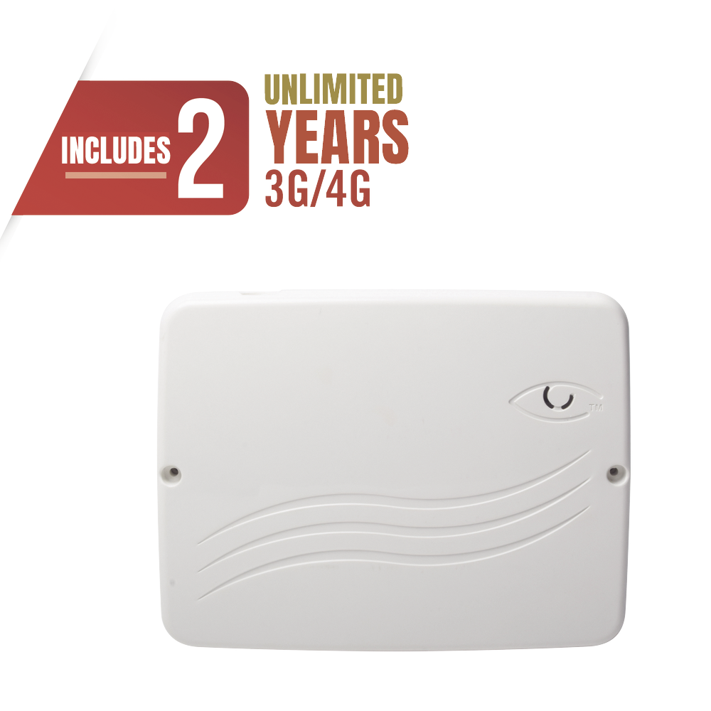 Hybrid 4G LTE Cloud Alarm Panel / 8 Wired Zones, 32 Wireless / INCLUDES 2 YEARS OF UNLIMITED 3G/4GLTE / 100% WEB-BASED Programming / HIGH SECURITY