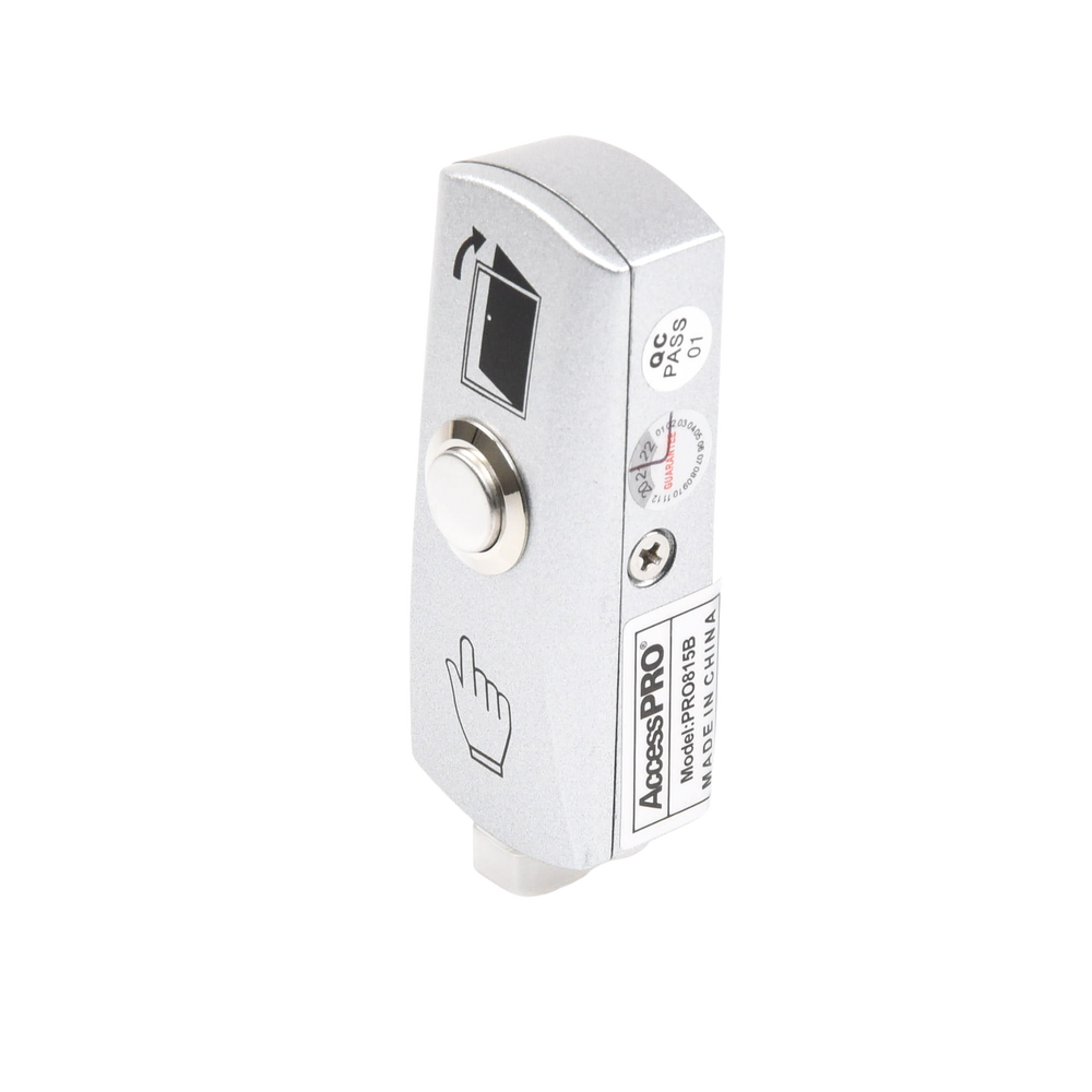 Exit button with box for easy installation/ NO contact