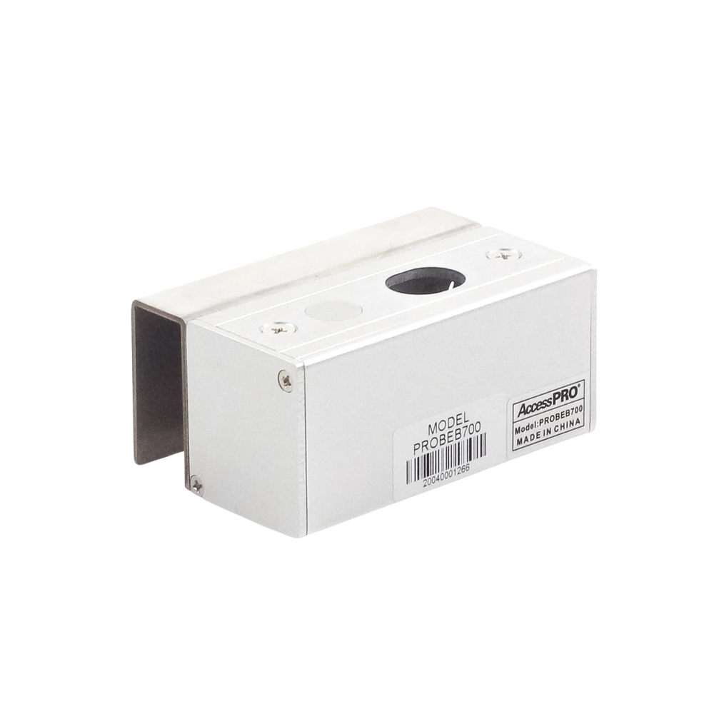 Contrachapa para puerta de vidrio utilizada con cerraduras de perno PROEB700A y PROEB700C