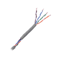 Cable Cat5e de alto rendimiento, con certificaciones ETL, UL, con garantía de 25 años, color gris, de 100 m ( 328 ft ) para aplicaciones en CCTV, redes de datos. Uso interior.