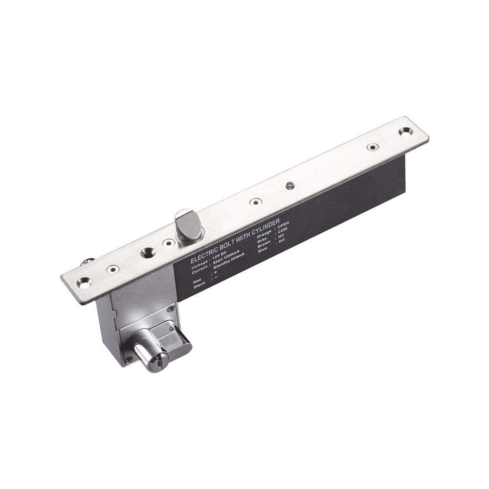 Electric Sliding Bolt Lock, Fail Secure, Emergency Key Release