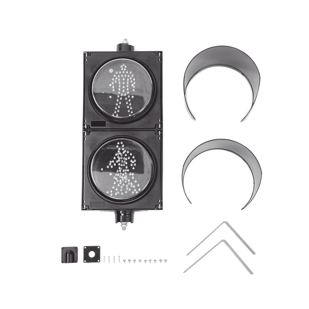 Pedestrian Traffic Light Indicator Stop / Go Static / Diameter 20 Cms.