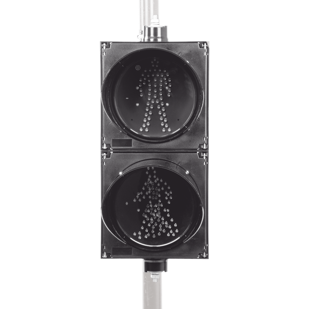 Semáforo Peatonal  Indicador Alto / Siga estático / Diámetro 20 Cms.