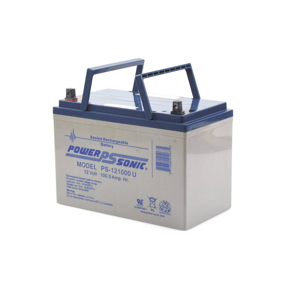 Batería de Respaldo UL de 12V 100AH, Ideal para Sistemas de Detección de Incendio, Control de Acceso, Intrusión y Videovigilancia