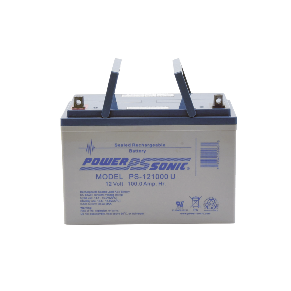 Batería de Respaldo UL de 12V 100AH, Ideal para Sistemas de Detección de Incendio, Control de Acceso, Intrusión y Videovigilancia