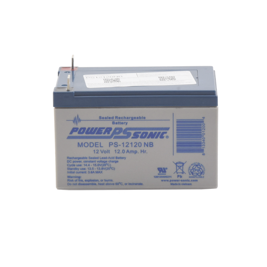 Batería de Respaldo UL de 12V 12AH / Ideal para Sistemas de Detección de Incendio / Control de Acceso / Intrusión / Videovigilancia / Terminales Tipo NB