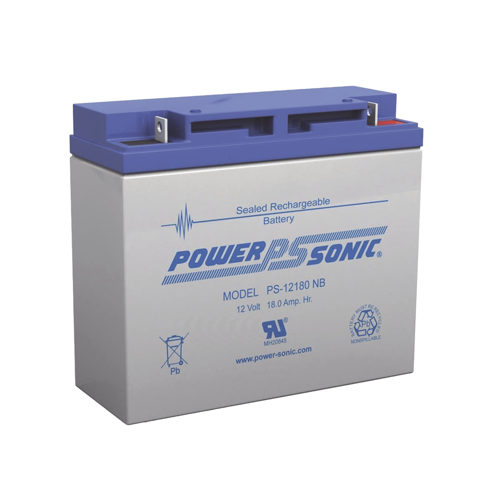 Batería de Respaldo UL de 12V 18AH / Ideal para Sistemas de Detección de Incendio / Control de Acceso / Intrusión / Videovigilancia / Terminales Tipo NB
