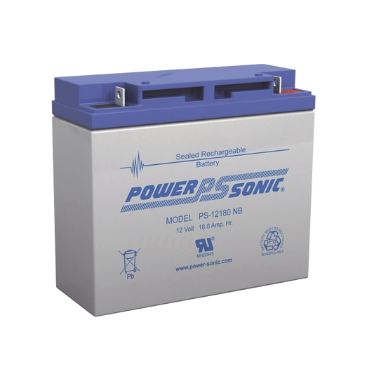 Batería de Respaldo UL de 12V 18AH / Ideal para Sistemas de Detección de Incendio / Control de Acceso / Intrusión / Videovigilancia / Terminales Tipo NB