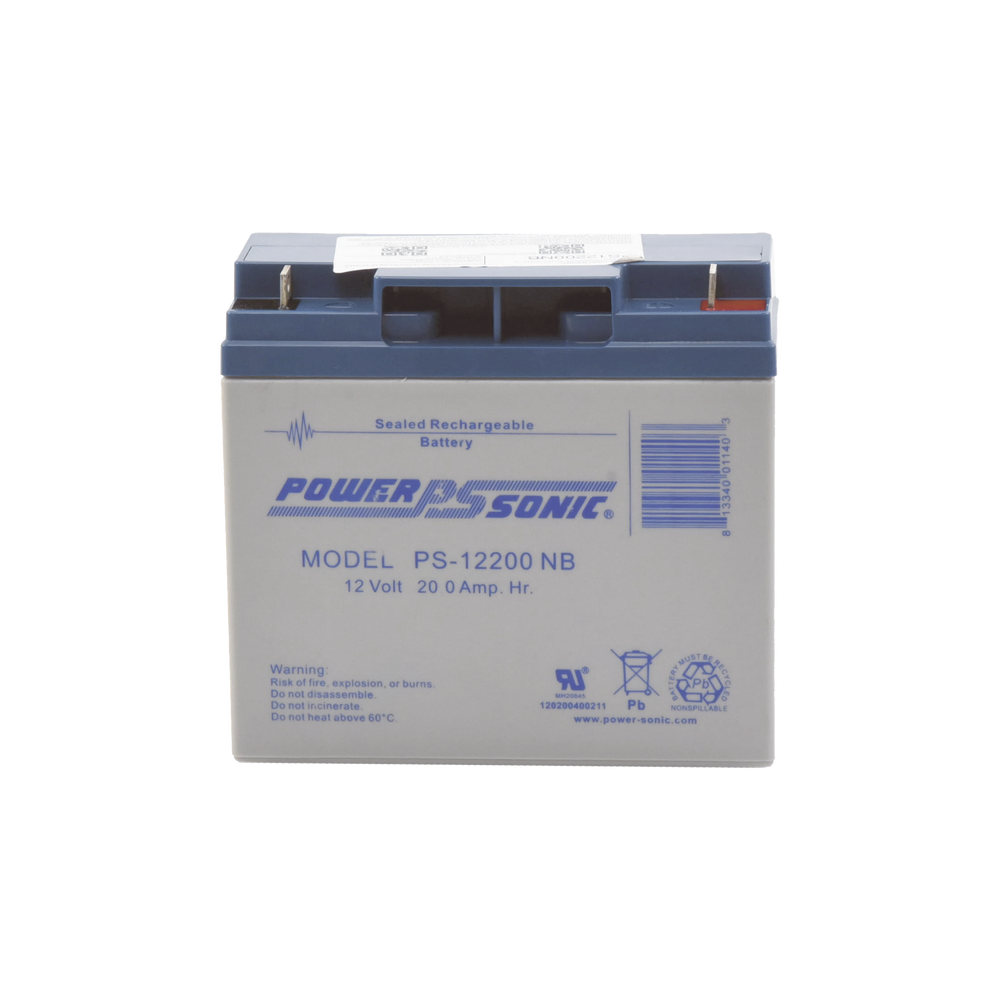 Batería de Respaldo UL de 12V 20AH / Ideal para Sistemas de Detección de Incendio / Control de Acceso / Intrusión / Videovigilancia / Terminales Tipo NB