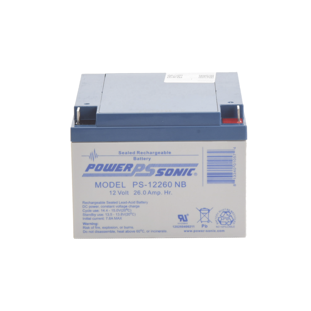Batería de Respaldo UL de 12V 26AH / Ideal para Sistemas de Detección de Incendio / Control de Acceso / Intrusión / Videovigilancia / Terminales Tipo NB