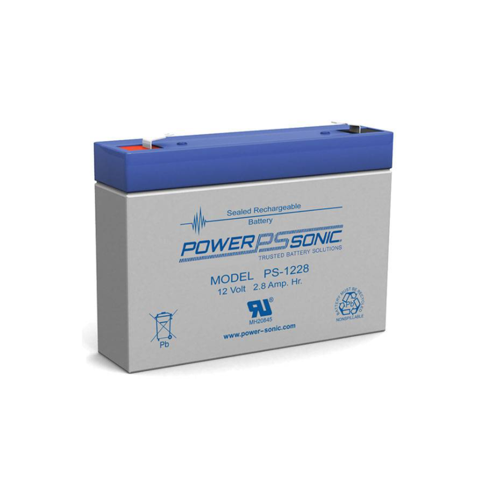 Batería de Respaldo UL de 12 V, 2.8 AH, Ideal para Sistemas de Detección de Incendio, Control de Acceso, Intrusión, Videovigilancia y Energía Solar