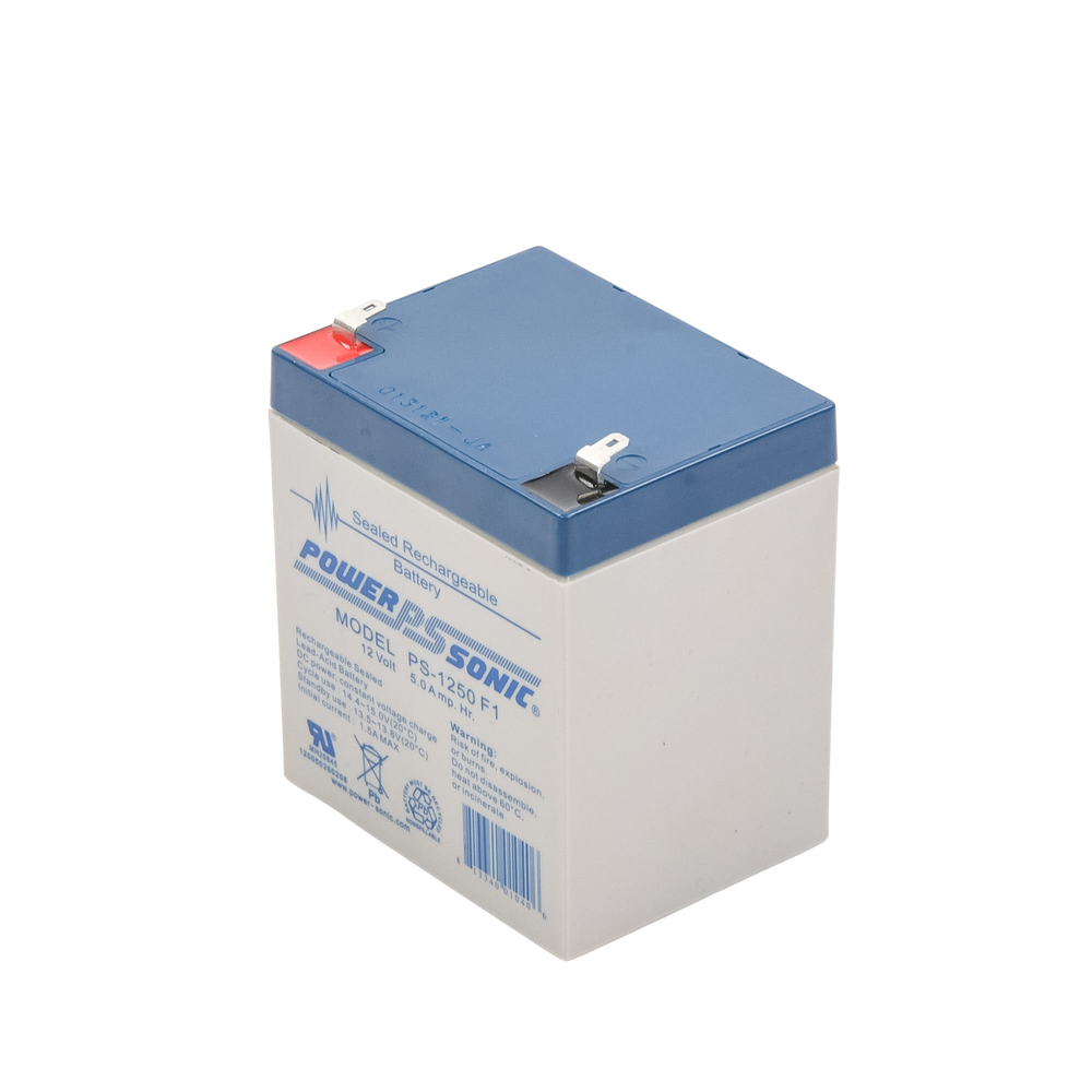 Batería de Respaldo UL de 12V 5AH / Ideal para Sistemas de Detección de Incendio / Control de Acceso / Intrusión / Videovigilancia / Terminales Tipo F1
