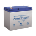 Batería de Respaldo UL de 12V 55AH, Ideal para Sistemas de Detección de Incendio, Control de Acceso, Intrusión y Videovigilancia
