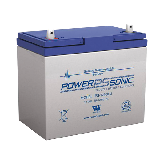 Batería de Respaldo UL de 12V 55AH, Ideal para Sistemas de Detección de Incendio, Control de Acceso, Intrusión y Videovigilancia