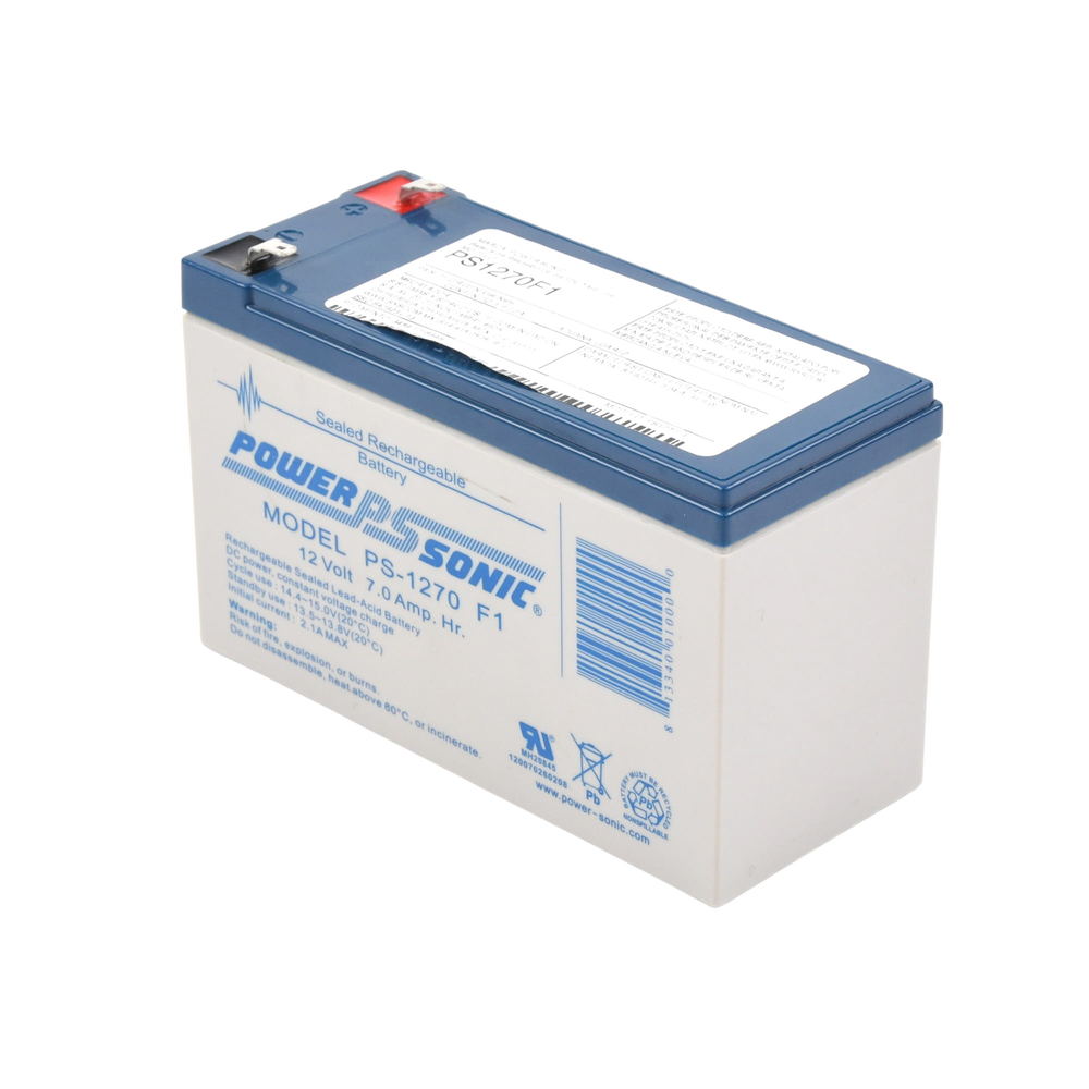 Batería de Respaldo UL de 12V 7AH / Ideal para Sistemas de Detección de Incendio / Control de Acceso / Intrusión / Videovigilancia / Terminales Tipo F1